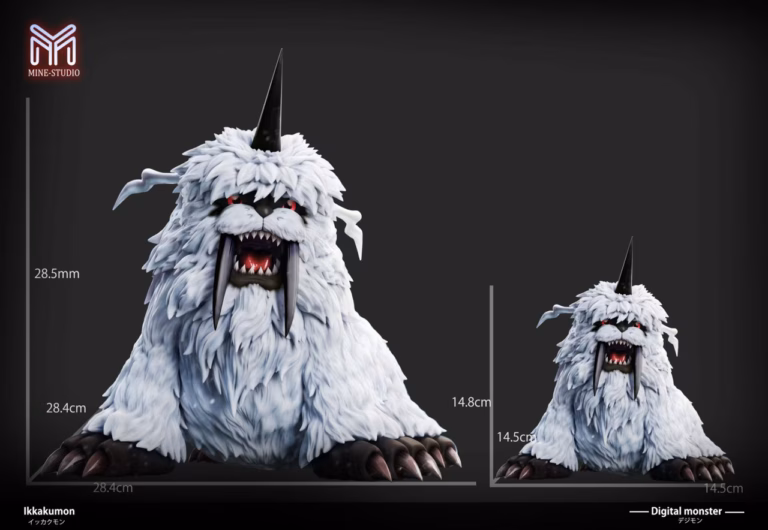 Digimon MINE Studio Ikkakumon Resin Statue