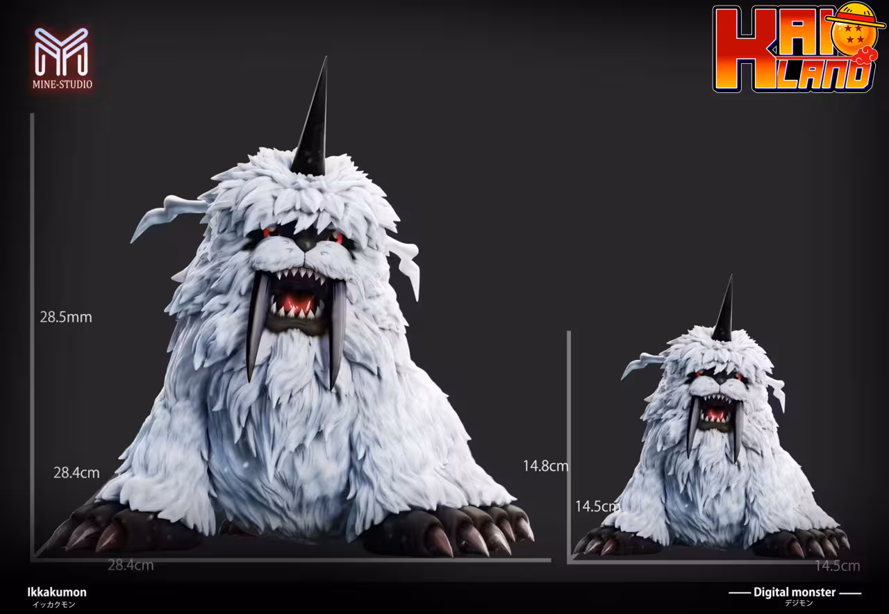 Digimon MINE Studio Ikkakumon Resin Statue