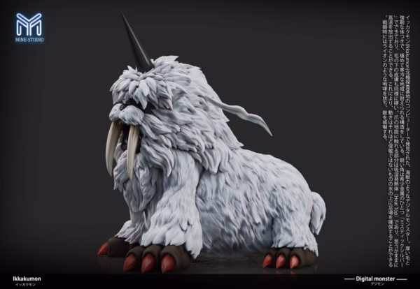 Digimon MINE Studio Ikkakumon Resin Statue 4