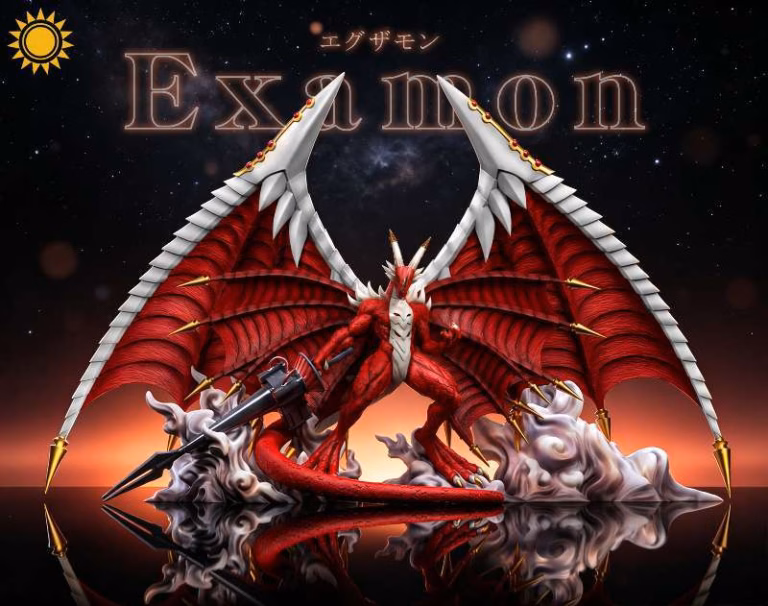 Digimon Sun Toys Studio Examon Resin Statue