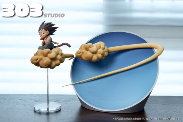 Dragon Ball 303 Studio Kid Goku Riding Flying Nimbus Resin Statue 2