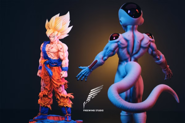 Dragon Ball Freewing Studio SS Goku Resin Statue 4