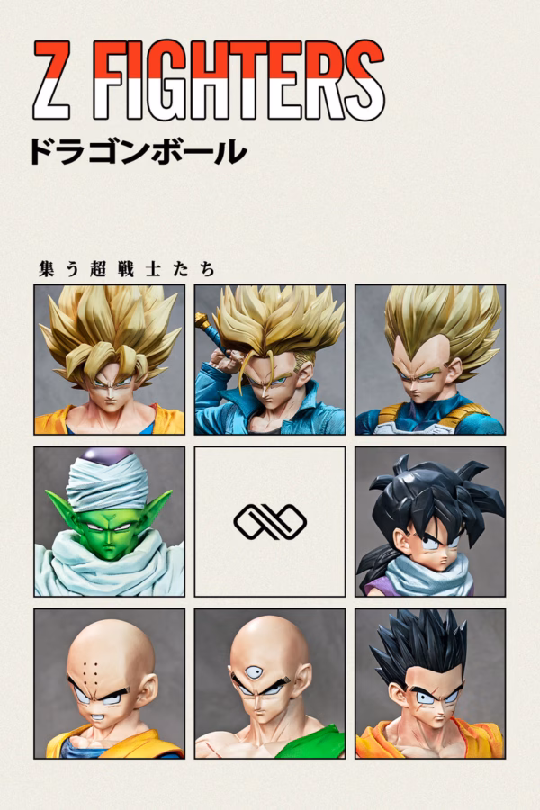 Dragon Ball Infinite Studio Z Fighters V2 Resin Statue 999999