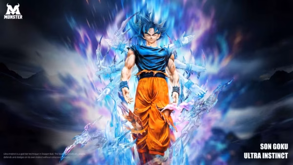 Dragon Ball Monster Studio Mastered Ultra Instinct Goku Resin Statue 4