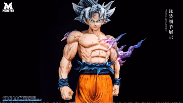 Dragon Ball Monster Studio Mastered Ultra Instinct Goku Resin Statue 6