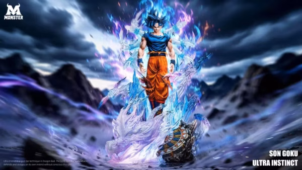 Dragon Ball Monster Studio Mastered Ultra Instinct Goku Resin Statue
