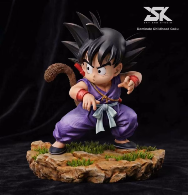 Dragon Ball Sky End Studio Dominate Childhood Goku Resin Statue 2
