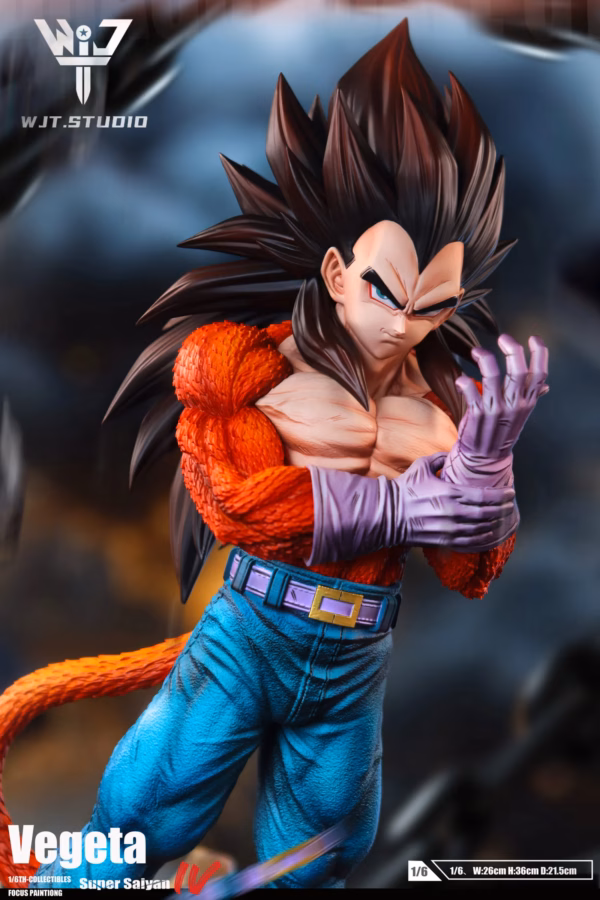 Dragon Ball WJT Studio Vegeta SSJ4 Resin Statue 4