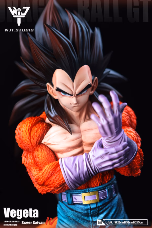 Dragon Ball WJT Studio Vegeta SSJ4 Resin Statue 5