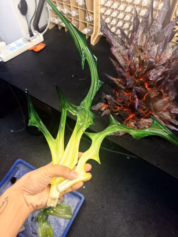 Dragon Ball Yi Shou Studio Broly Vs Goku X Vegeta V2 Resin Statue 4