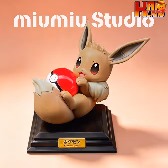 Pokemon Miumiu Studio Eevee Resin Statue