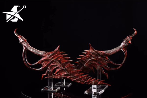 Elden Ring Wizard Model Toys Weapon Backhand Blade Resin Statue 5