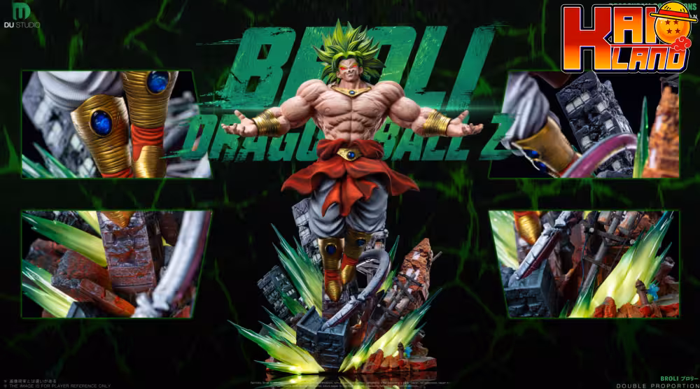 Dragon Ball Du Studio Broly V2 Resin Statue