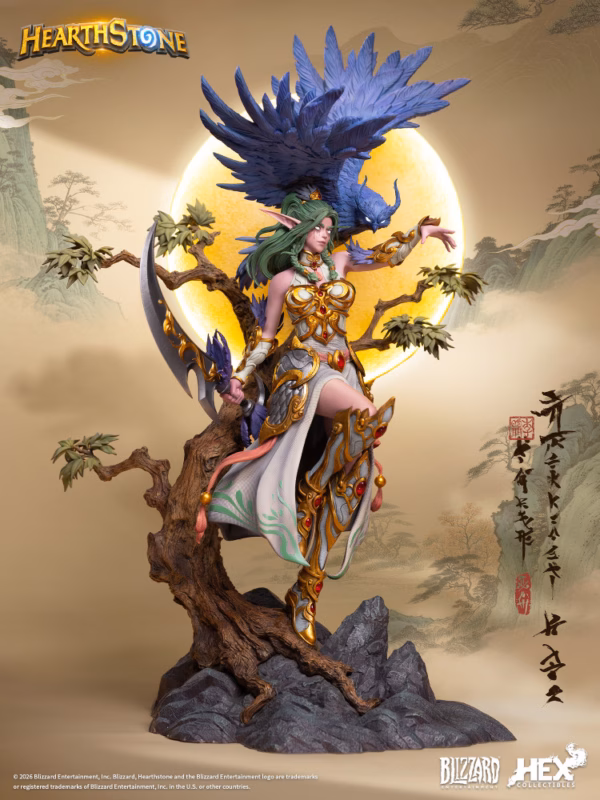 Hearthstone HEX Collectibles Signature Tyrande Whisperwind Licensed Resin Statue 2