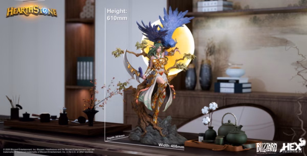 Hearthstone HEX Collectibles Signature Tyrande Whisperwind Licensed Resin Statue 4