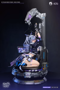 Honkai Star Rail Polar Bear Studio × KOD Studio Silver Wolf Resin Statue