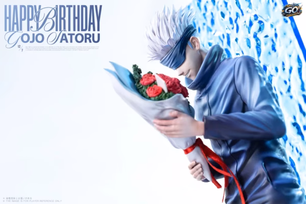 Jujutsu Kaisen GO FIGURE Studio Gojo Satoru With Bouquet Resin Statue 4