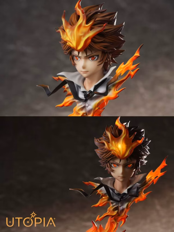 Katekyo Hitman Reborn Utopia Studio Sawada Tsunayoshi Bust Resin Statue 4