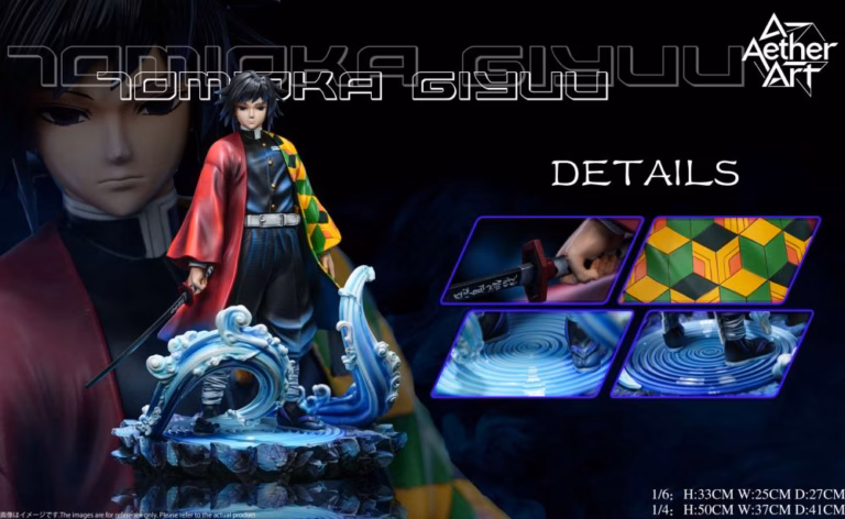 Kimetsu no Yaiba Aether Art Studio Giyu Tomioka Resin Statue