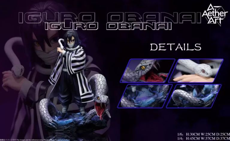 Kimetsu no Yaiba Aether Art Studio Obanai Iguro Resin Statue