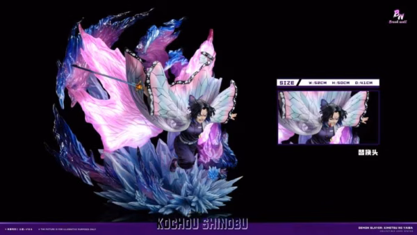 Kimetsu no Yaiba Breakwall Studio Shinobu Kocho Resin Statue 3