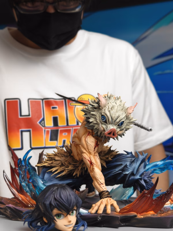 Kimetsu no Yaiba Fiend Studio Hashibira Inosuke Resin Statue 0