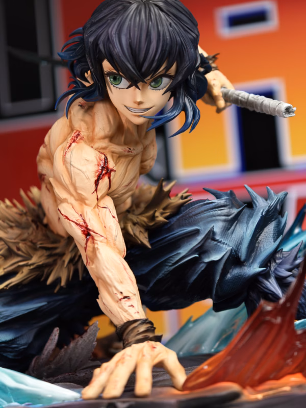 Kimetsu no Yaiba Fiend Studio Hashibira Inosuke Resin Statue 5
