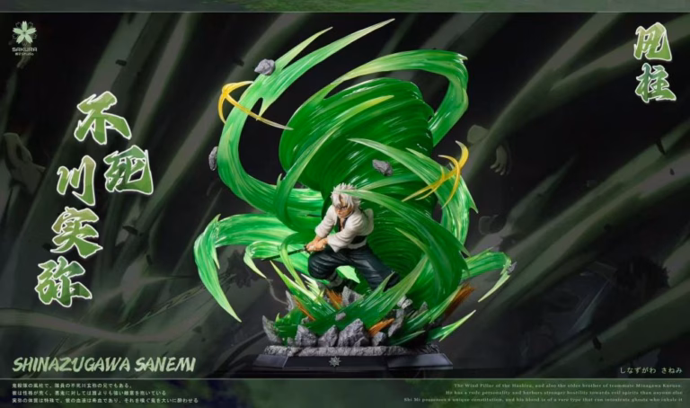 Kimetsu no Yaiba Sakura Studio Sanemi Shinazugawa Resin Statue