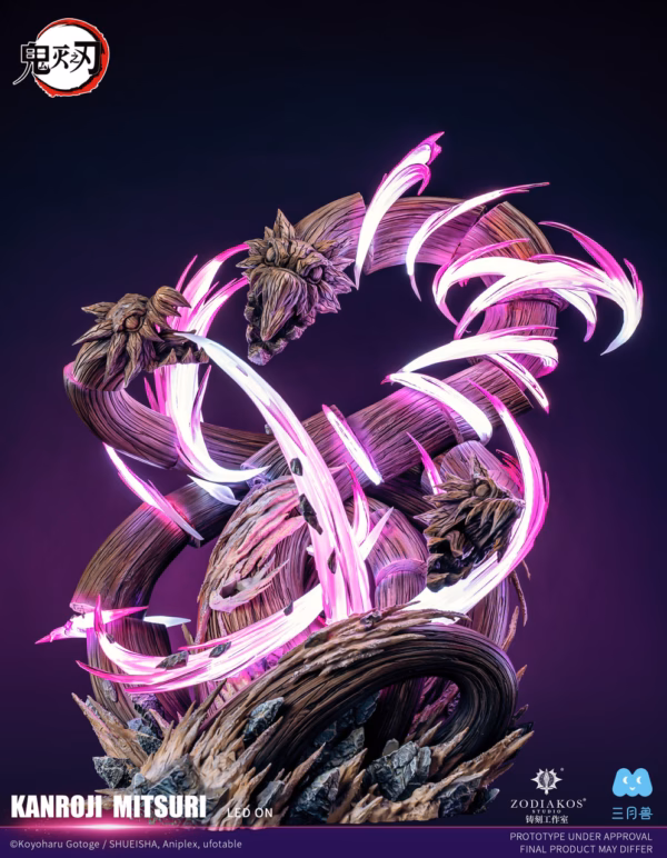 Kimetsu no Yaiba Zodiakos Studio Kanroji Mitsuri Licensed Resin Statue 5