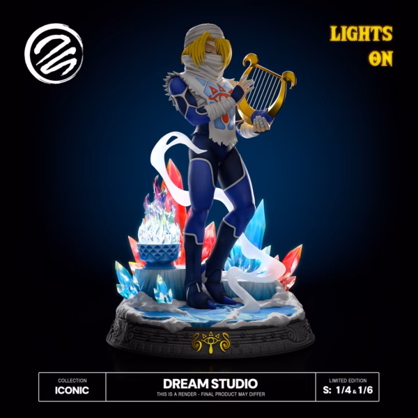 Legend of Zelda Dream Studio Sheik Resin Statue 4