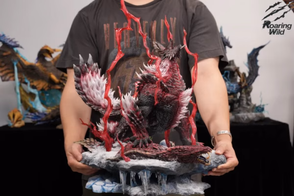 Monster Hunter Roaring Wild Studio Zinogre Resin Statue 2