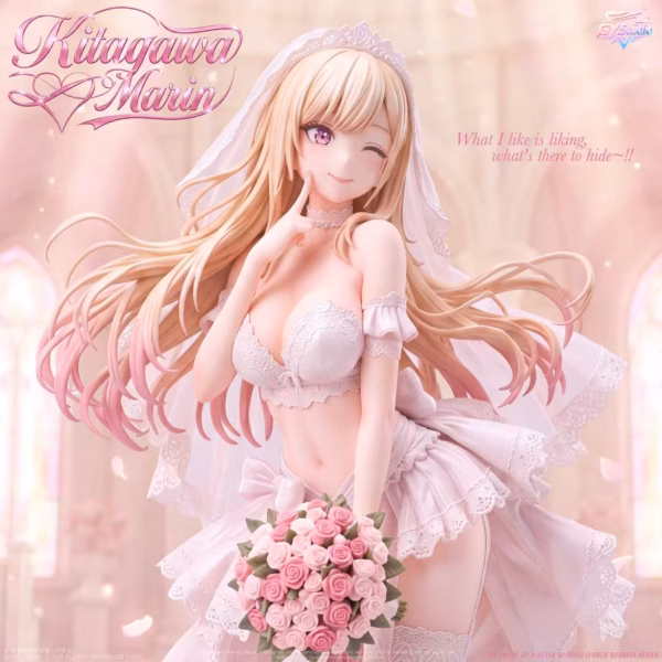 My Dress Up Darling GY Studio Kitagama Marin Wedding Dress Resin Statue 5