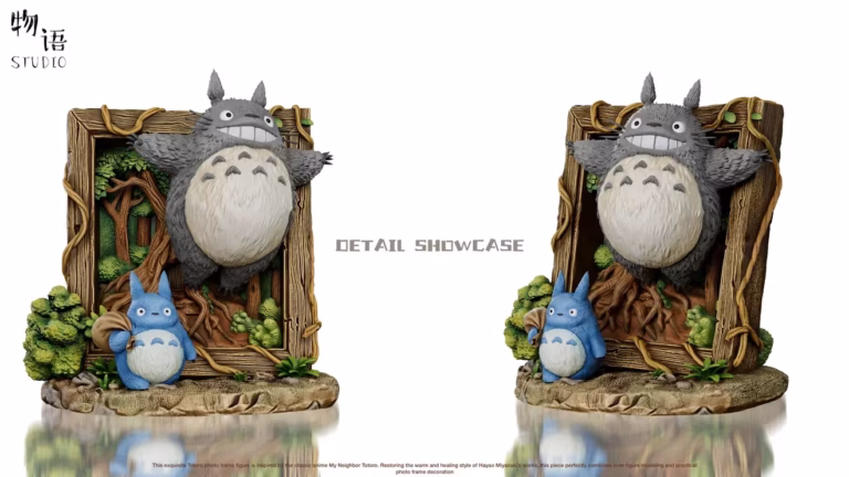 My Neighbor Totoro Monogatari Studio Totoro Photo Frame Resin Statue