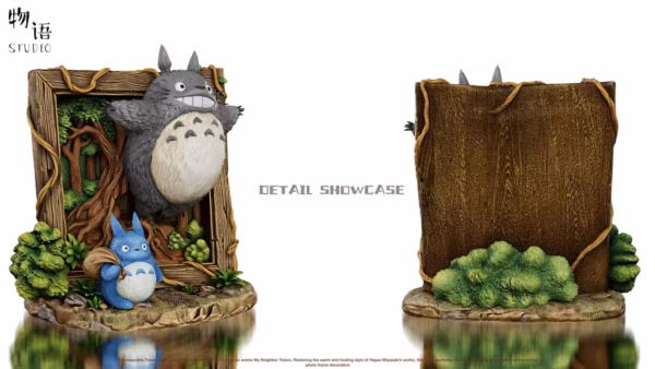 My Neighbor Totoro Monogatari Studio Totoro Photo Frame Resin Statue 2
