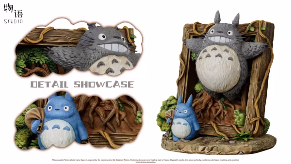 My Neighbor Totoro Monogatari Studio Totoro Photo Frame Resin Statue 3