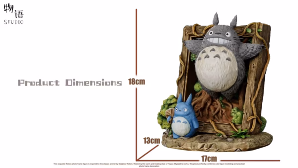 My Neighbor Totoro Monogatari Studio Totoro Photo Frame Resin Statue 4