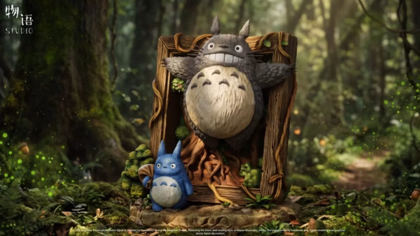 My Neighbor Totoro Monogatari Studio Totoro Photo Frame Resin Statue 5