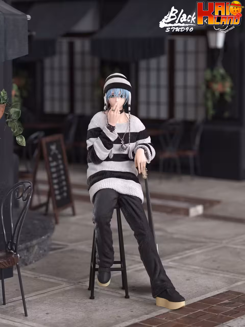 NaNa Black × Niuzi Studio Okazaki Shinichi V3 Resin Statue