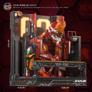Neo Genesis Evangelion Meow Studio EVA 02 x Asuka Resin Statue