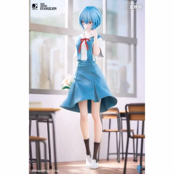 Neon Genesis Evangelion BearPanda Studio Rei Ayanami School Uniform Licensed Figure 4