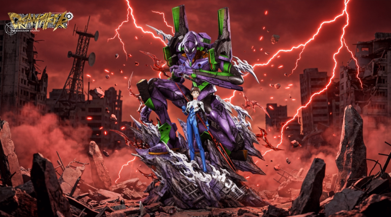 Neon Genesis Evangelion Dreammaker Studio Ikari Shinji x Evangelion 01 Resin Statue