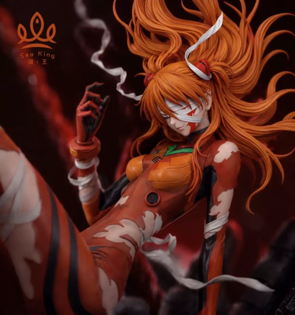 Neon Genesis Evangelion Sea King Studio Asuka Langley Sohryu Resin Statue 2