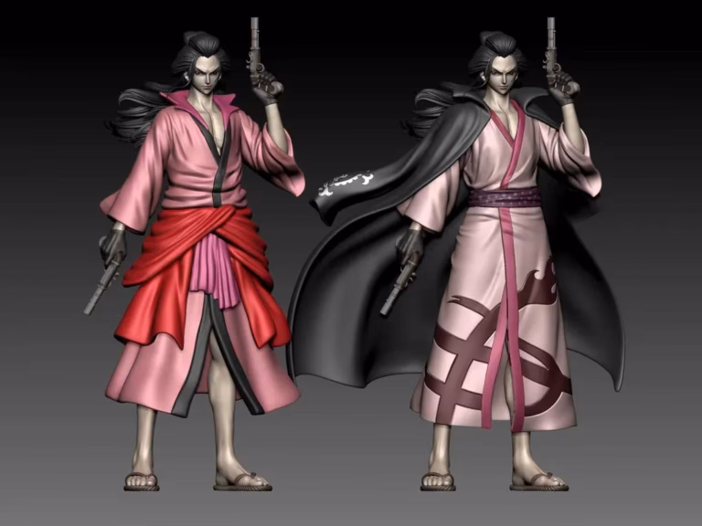 One Piece Longhu × Ghost Studio Izou Resin Statue