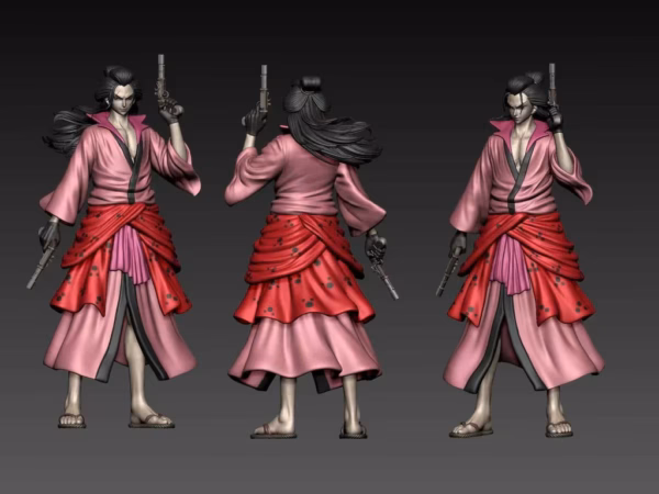 One Piece Longhu × Ghost Studio Izou Resin Statue 2