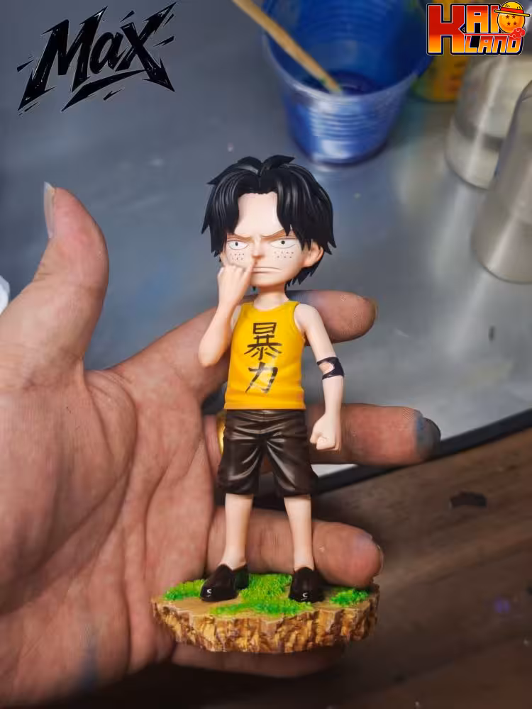 One Piece Max Studio Childhood Portgas D Ace Resin Statue