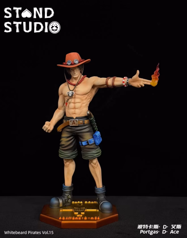 One Piece Stand Studio Portgas D Ace Resin Statue