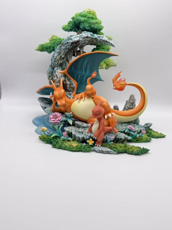 Pokemon Chen Guang Studio Charizard Evolution Set Resin Statue 5