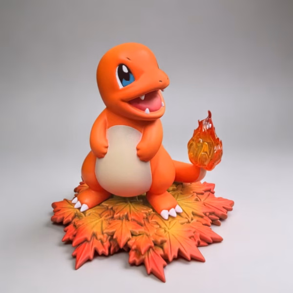 Pokemon Miumiu Studio Charmander Resin Statue 4