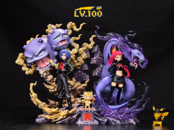 Pokemon SXB Studio Team Rocket Resin Statue 1
