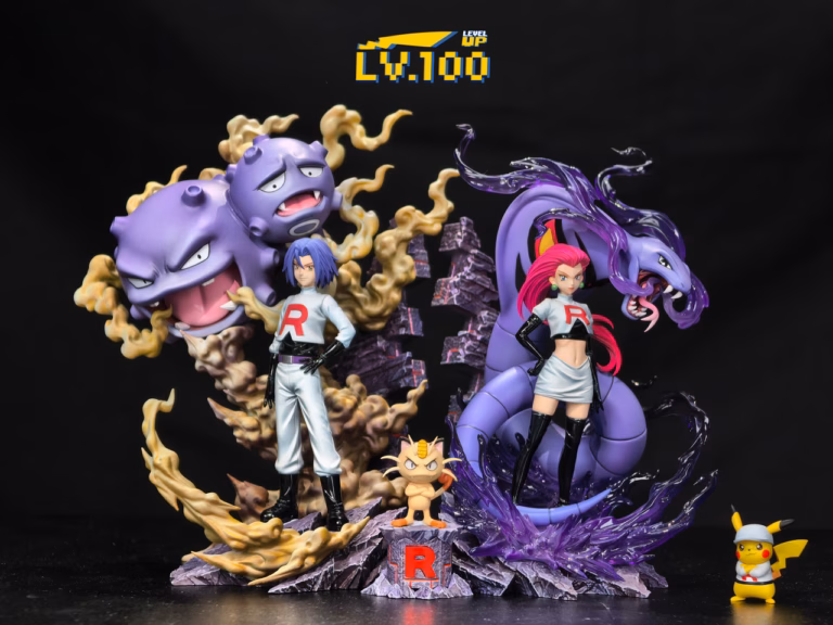 Pokemon SXB Studio Team Rocket Resin Statue